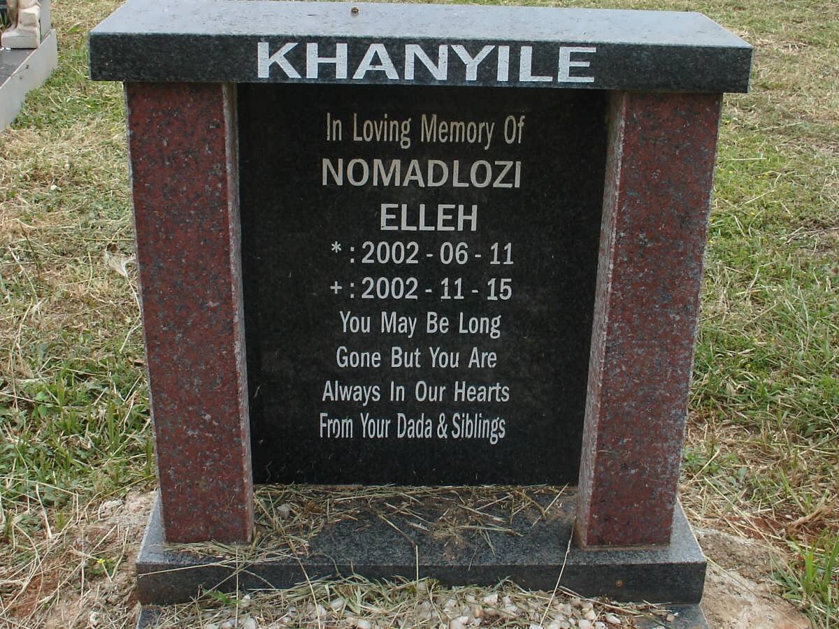 KHANYILE Nomadlozi Elleh 2002-2002