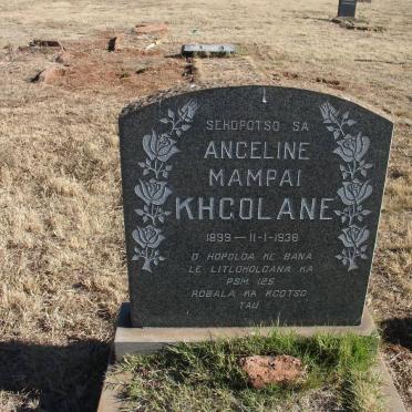 KHGOLANE Angeline Mampai 1899-1938