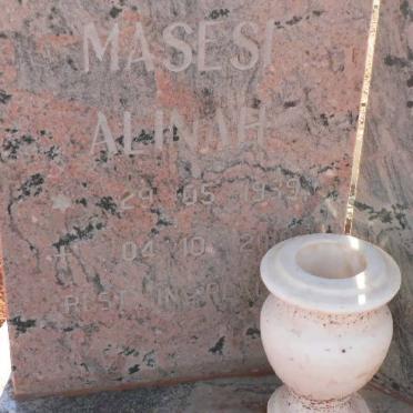 KHAMBULE Masesi Alinah 1939-2010