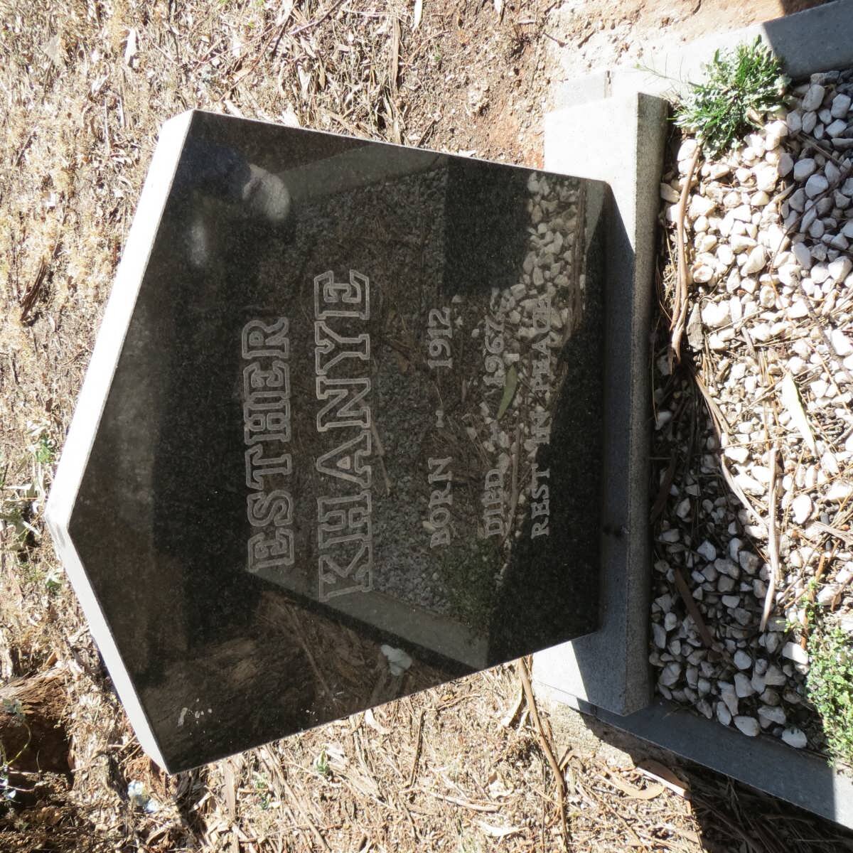 KHANYE Esther 1912-1967