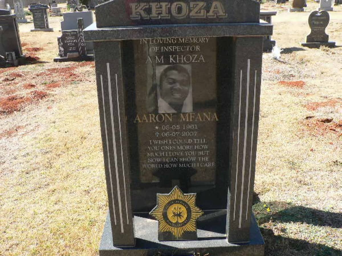 KHOZA Aaron Mfana 1961-2007