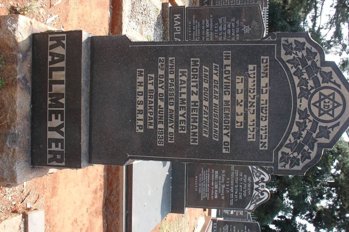 KALLMEYER Moritz Heimann -1936