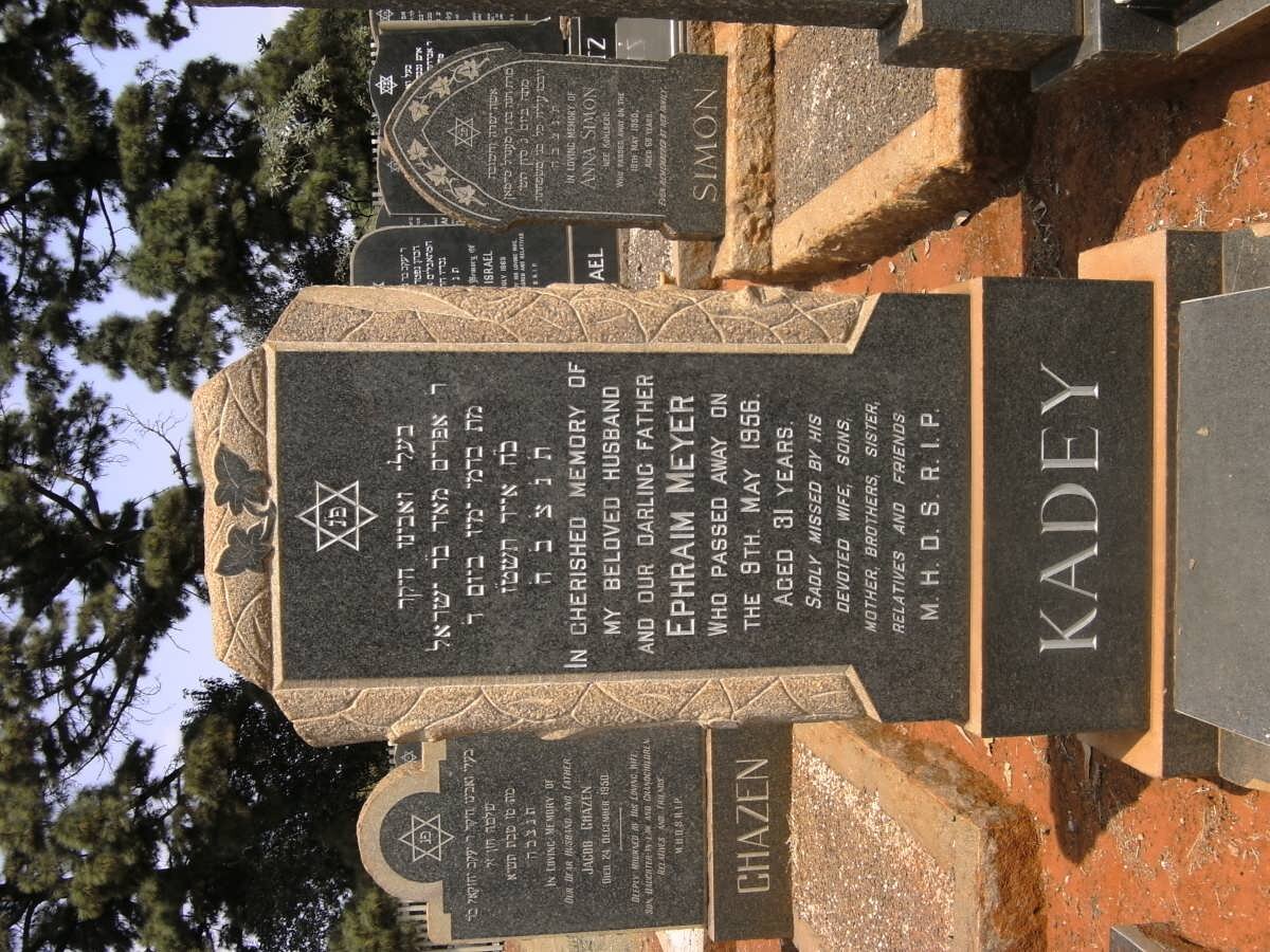 KADEY Ephraim Meyer -1956