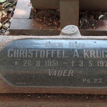 KRUGER Christoffel A. 1951-1972