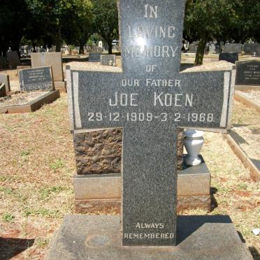KOEN Joe 1909-1968