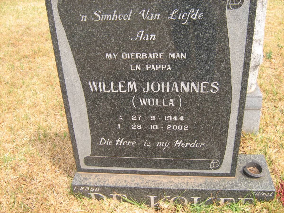 KOKER Willem Johannes, de 1944-2002