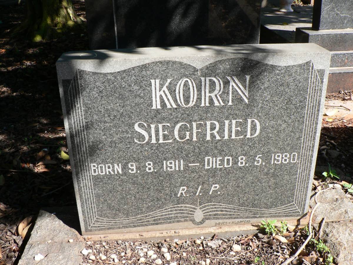 KORN Siegfried 1911-1980