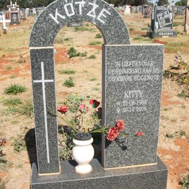 KOTZE Kitty 1946-2008