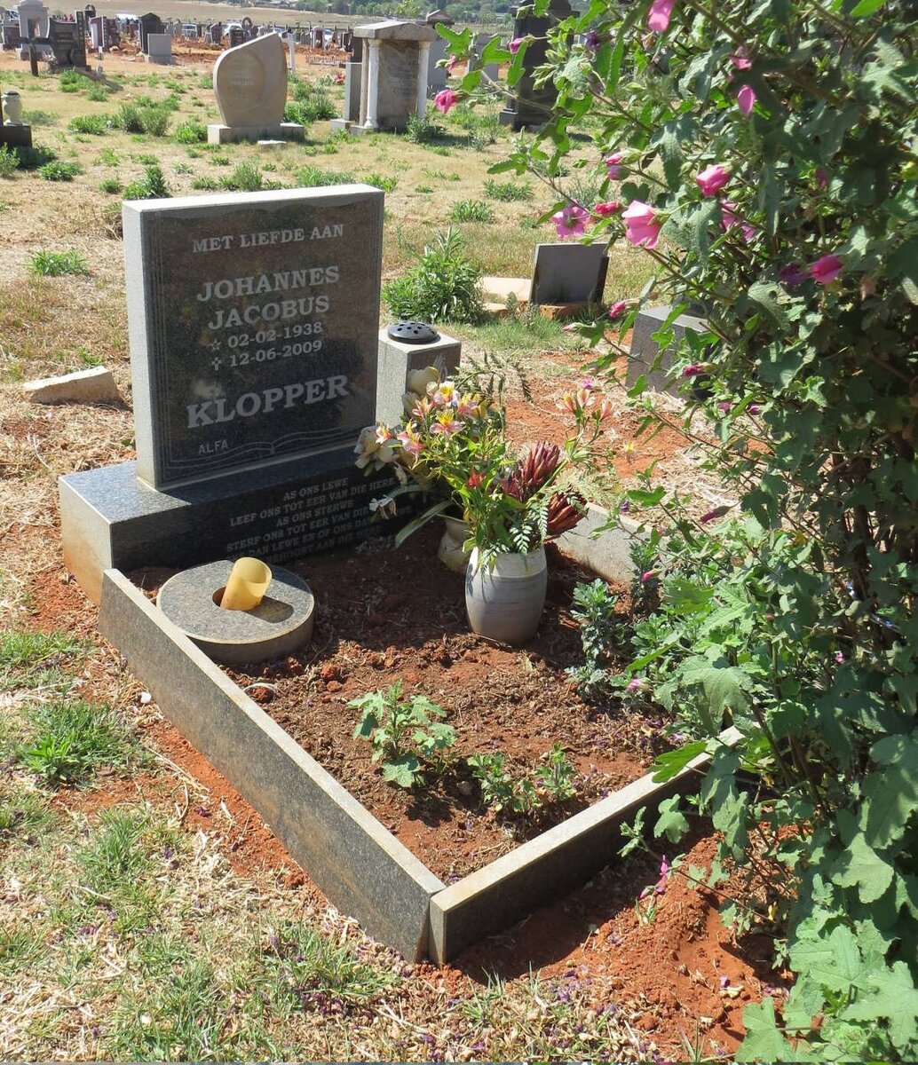 KLOPPER Johannes Jacobus 1938-2009