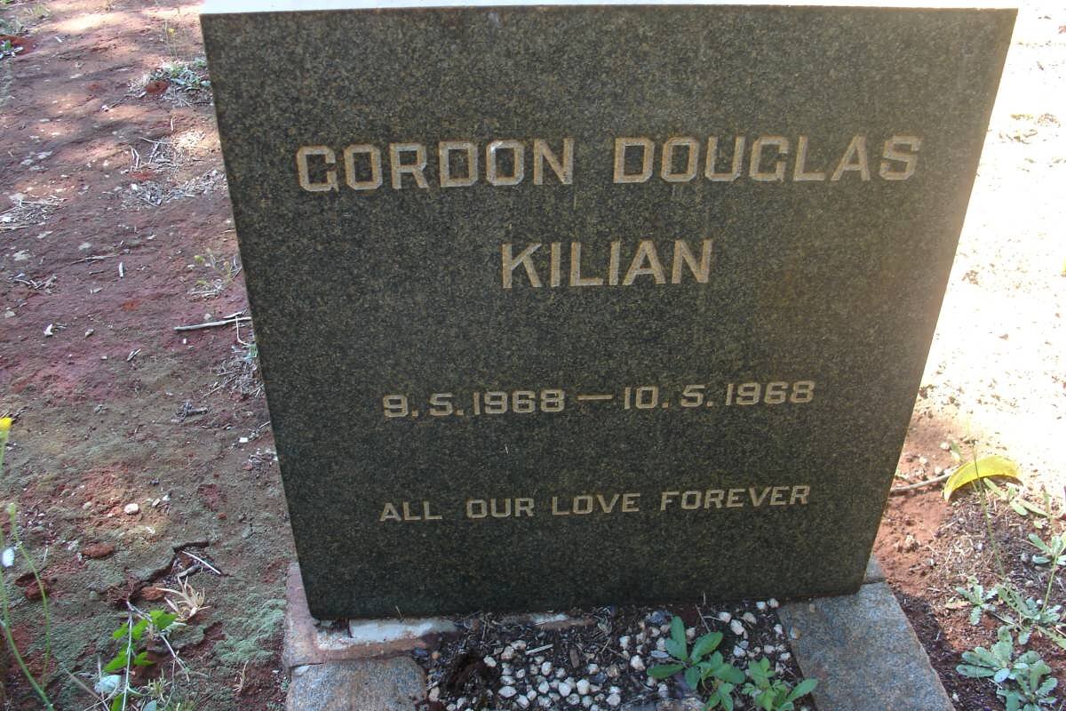 KILIAN Gordon Douglas 1968-1968