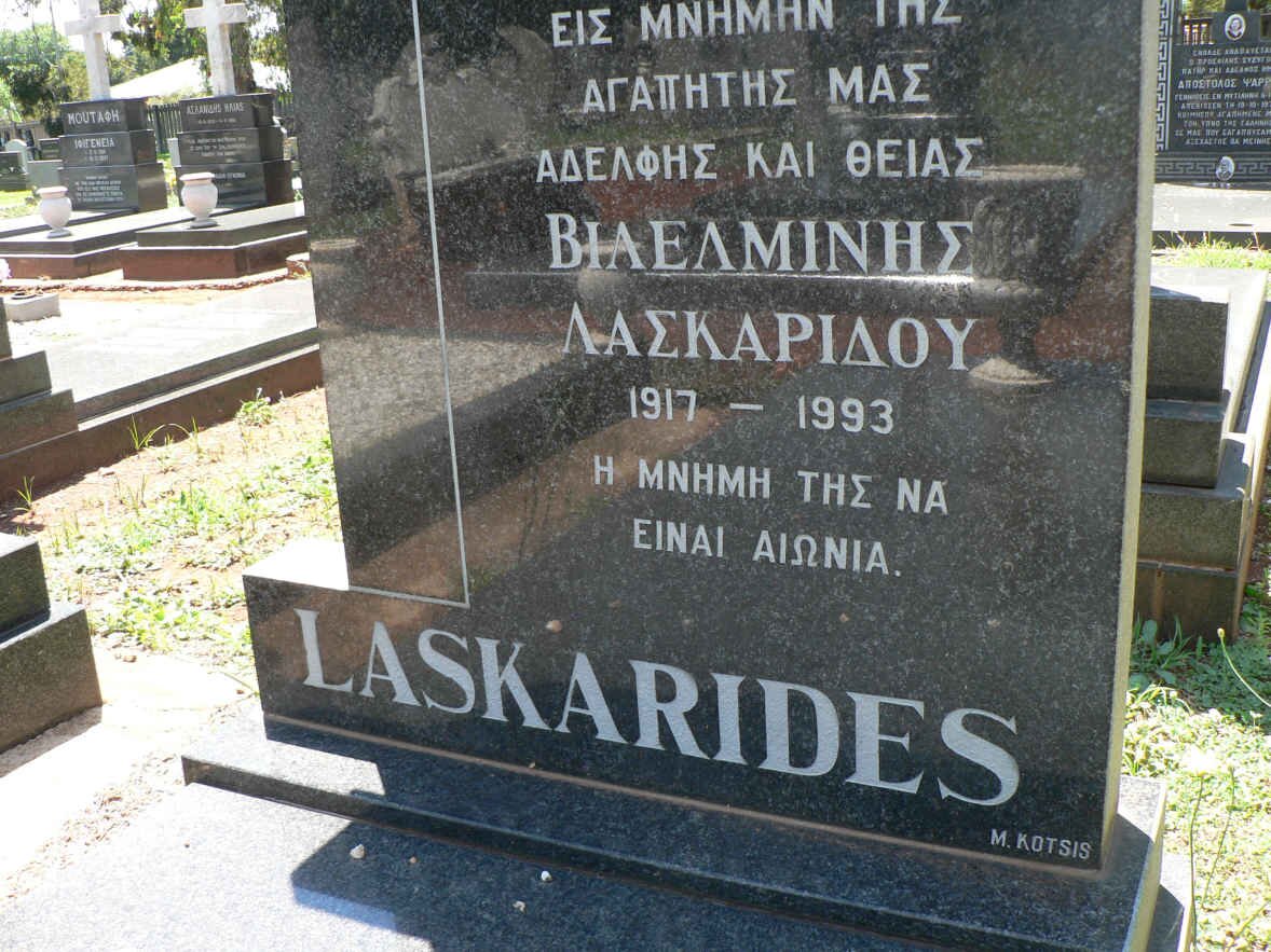 LASKARIDES Vililminis 1917-1993