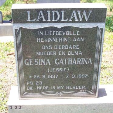 LAIDLAW Gesina Catharina 1937-1992