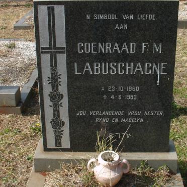 LABUSCHAGNE Coenraad F.M. 1960-1983