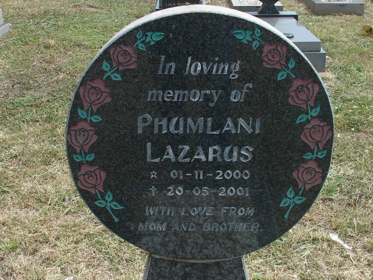 LAZARUS Phumlani 2000-2001