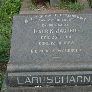 LABUSCHAGNE Hendrik Jacobus 1891-1965