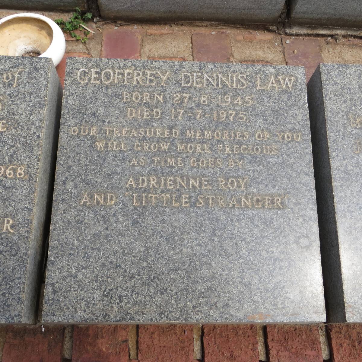 LAW Geoffrey Dennis 1945-1975