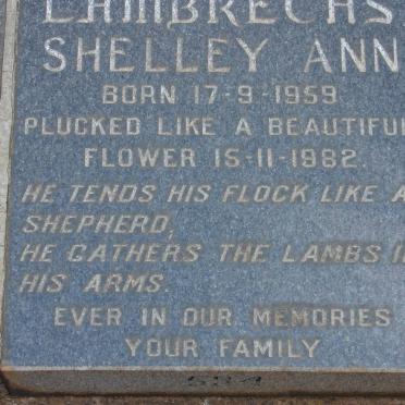 LAMBRECHS Shelly Ann 1959-1982