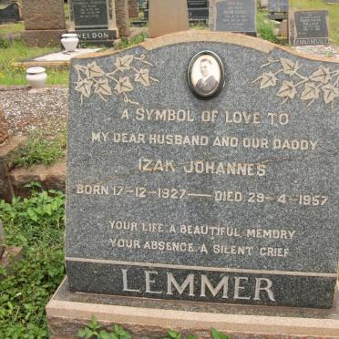 LEMMER Izak Johannes 1927-1957