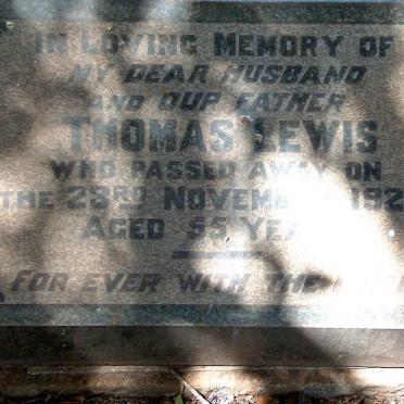 LEWIS Thomas -1929