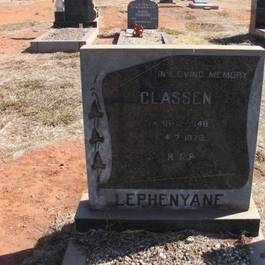 LEPHENYANE Classen 1948-1978
