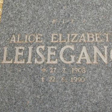 LEISEGANG Alice Elizabeth 1908-1990