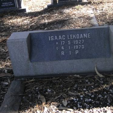 LEKOANE Isaac 1927-1973