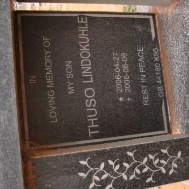 LINDOKUHLE Thuyso 2006-2006