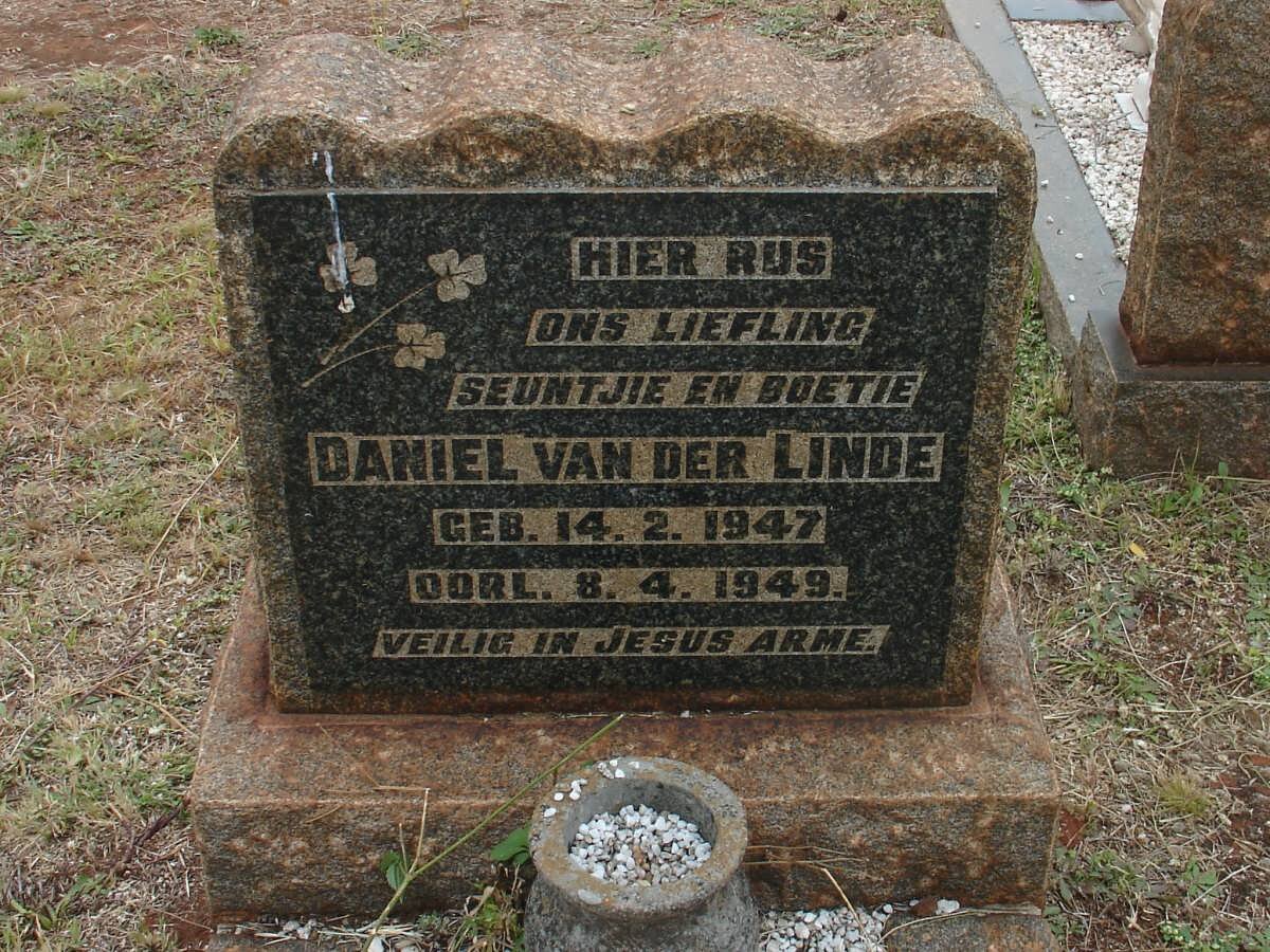 LINDE Daniel, van der 1947-1949