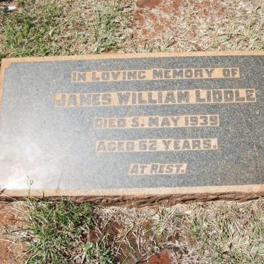 LIDDLE James William -1939