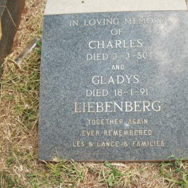 LIEBENBERG Charles -1950 &amp; Gladys -1991