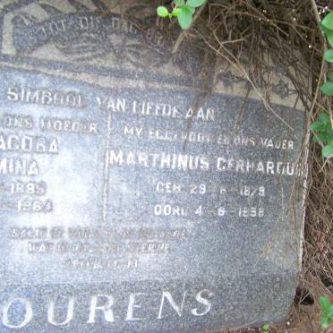 LOURENS Marthinus Gerhardus 1879-1958