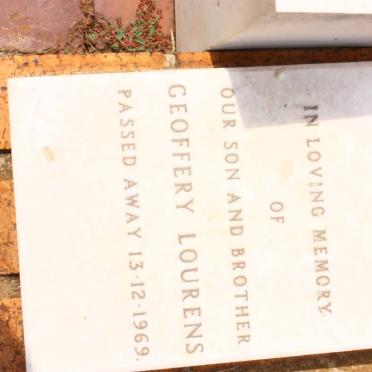 LOURENS Geoffery -1969