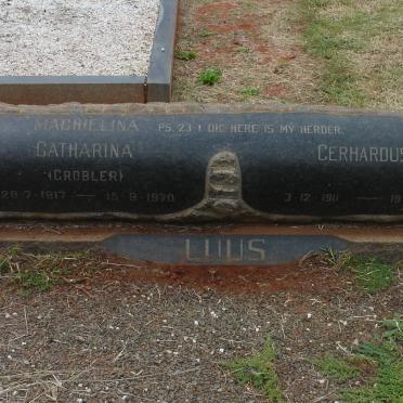 LUUS Gerhardus 1911-1972 &amp; Machielina Catharina GROBLER 1917-1970