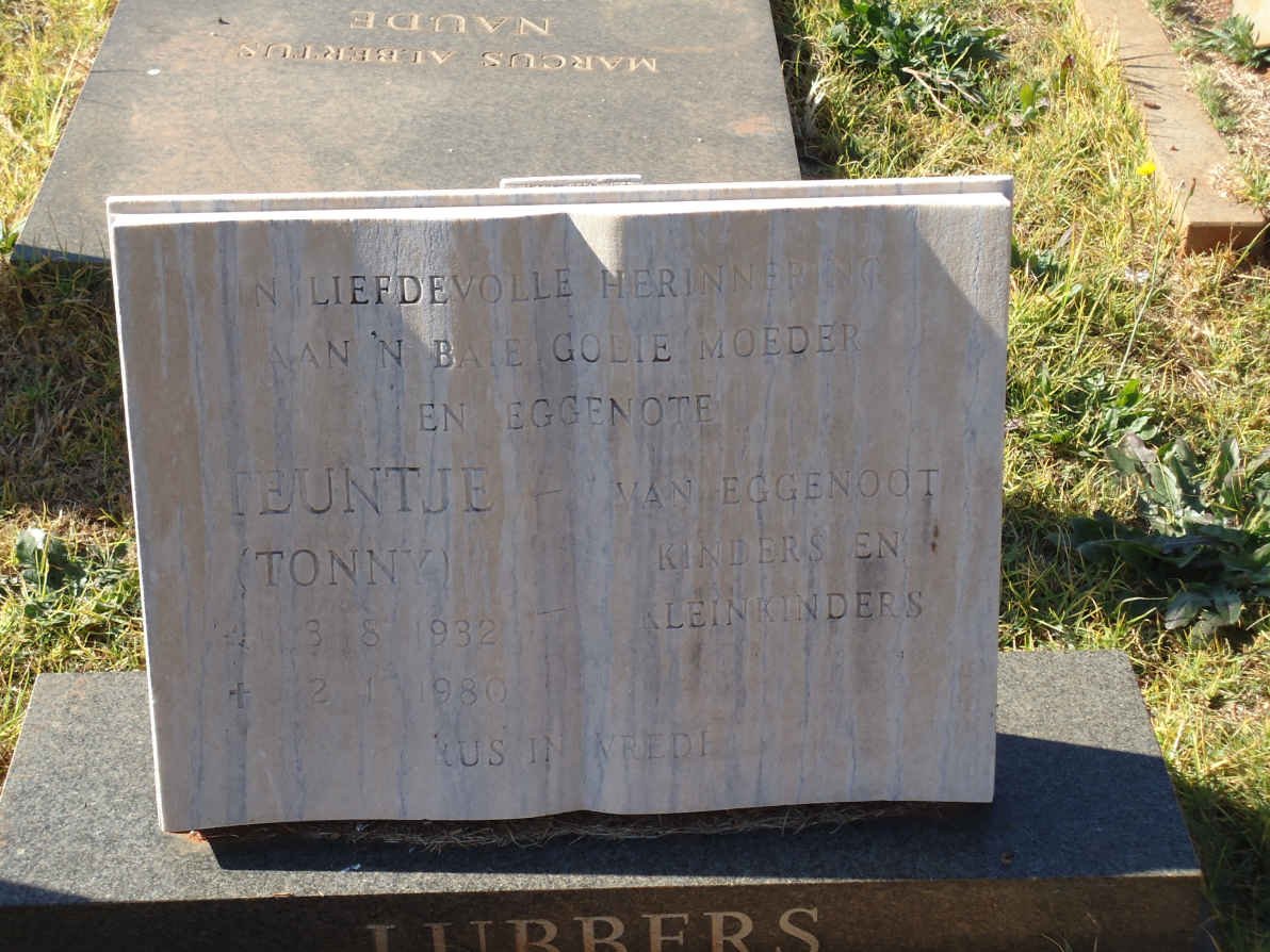 LUBBERS Teuntje 1932-1980