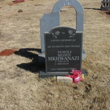 MKHWANAZI Sgwili Moses 1953-2006