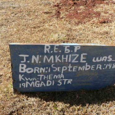 MKHIZE J.N. 1981-