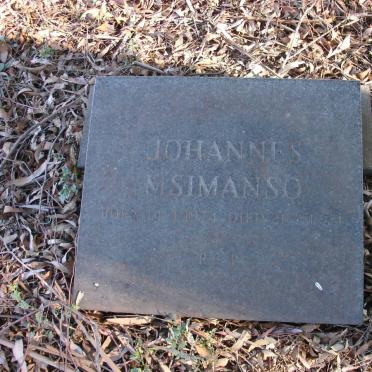 MSIMANSO Johannes 1974-1974