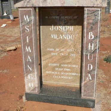 MSIMANGO Joseph Mlandu 1931-2011