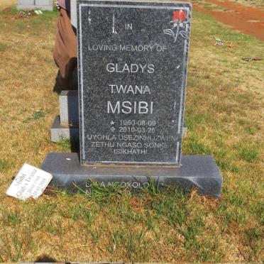MSIBI Gladys Twana 1960-2010
