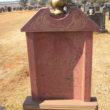 MTSHALI Muntu Zachariah 1930-2001