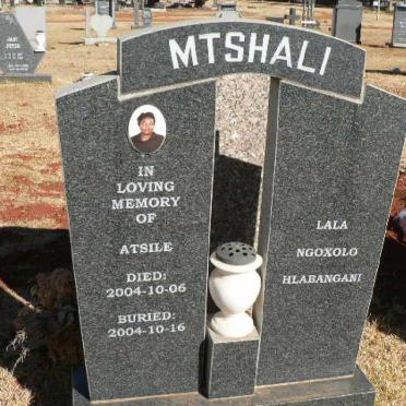 MTSHALI Atsile -2004