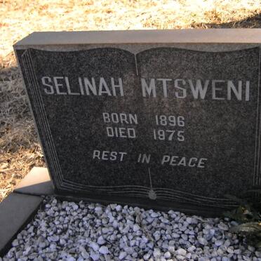 MTSWENI Selinah 1896-1975