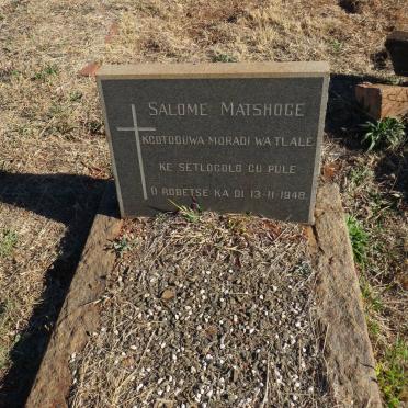 MATSHOGE Salome -1948