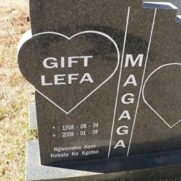 MAGAGA Gift Lefa 1958-2008