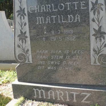 MARITZ Charlotte Matilda 1913-1982