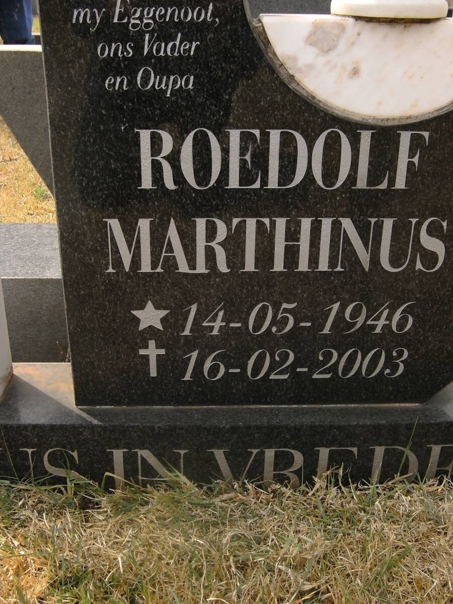 MARTHINUS Roedolf 1946-2003