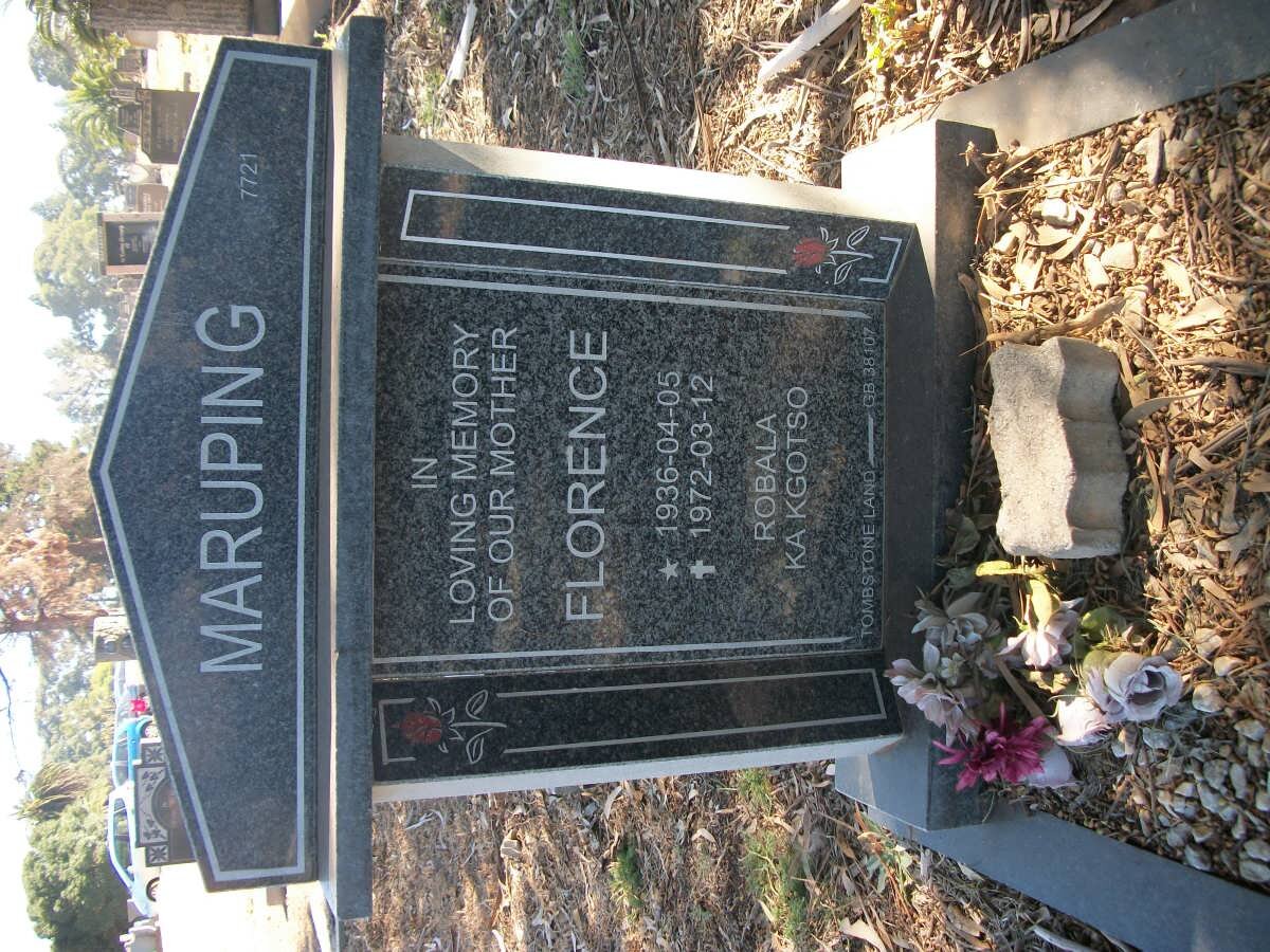 MARUPING Florence 1936-1972