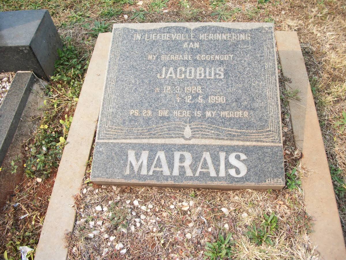 MARAIS Jacobus 1928-1990
