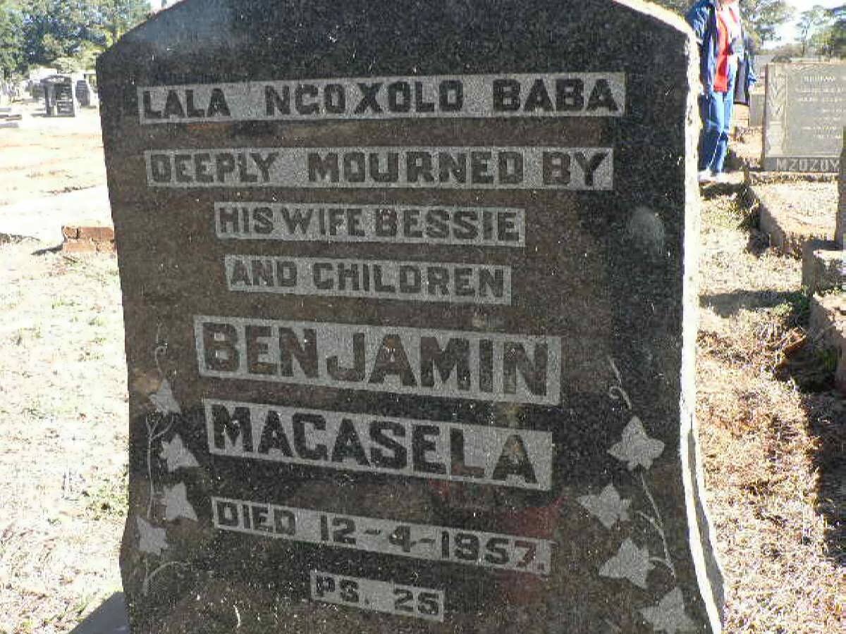 MAGASELA Benjamin -1957