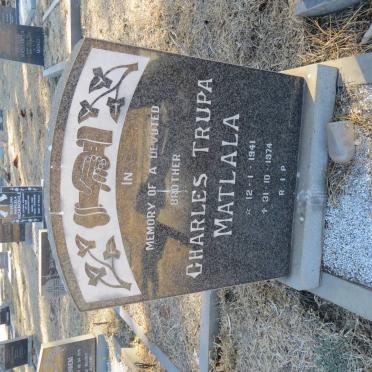 MATLALA Charles Trupa 1941-1974